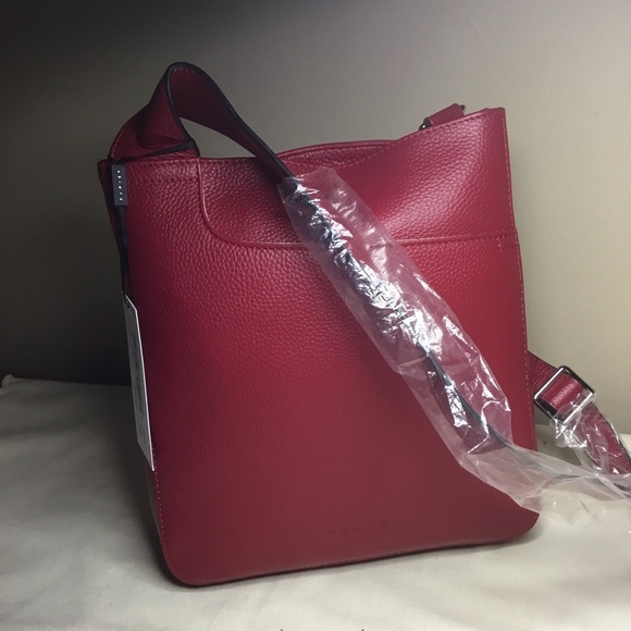 NWT Leather Crossbody - Picture 1 of 9